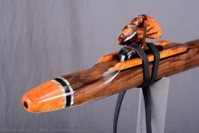 Cocuswood Native American Flute, Minor, Mid G-4, #K48I